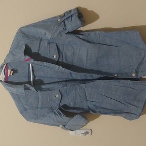 Chambray blue shirt